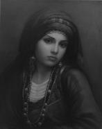 Vittorio Emanuele Serra (1950) - Berber woman, Antiek en Kunst