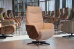Relaxfauteuil Twice TW-274N ploegstof De Toekomst 3 motoren, Huis en Inrichting, Fauteuils, Ophalen of Verzenden, Nieuw, Hout