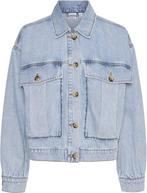 VERO MODA VMSILKA L/S DNM SHACKET YO367 Dames Denim jas - Li, Verzenden, Nieuw