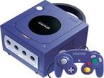 Nintendo Gamecube Paars + Controller, Spelcomputers en Games, Spelcomputers | Nintendo GameCube, Ophalen of Verzenden, Zo goed als nieuw