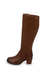 Mysa laarzen in maat 39 Cognac | 25% korting, Kleding | Dames, Schoenen, Hoge laarzen, Overige kleuren, Verzenden, Zo goed als nieuw