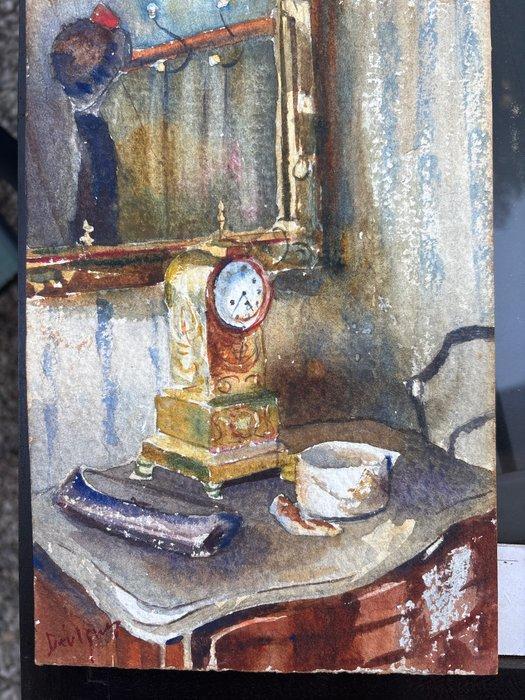 Paul-Édouard Deligny (XIX-XX), Toegeschreven aan - Interno, Antiek en Kunst, Kunst | Schilderijen | Klassiek