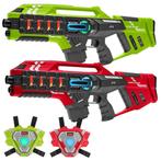 Light Battle Connect lasergame set - 2 Laserguns Groen/Rood, Ophalen of Verzenden, Nieuw