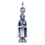 Zilveren Boeddha ketting hanger - geboortedag Woensdag, Verzenden, Nieuw