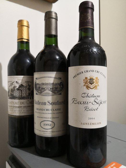 1992 Château Soutard, 2002 Chateau du Cauze, 2004 Chateau, Verzamelen, Wijnen