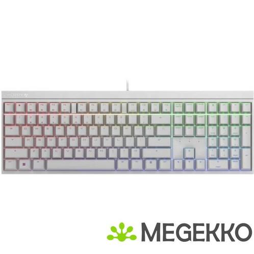 CHERRY MX Board 2.0S RGB MX Blue RGB Mechanisch Wit, Computers en Software, Toetsenborden, Nieuw, Verzenden