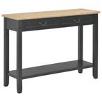 Praktische Entree Tafel 2 Lades | tweedekansje | 64%, Huis en Inrichting, Tafels | Bijzettafels, Nieuw, Ophalen of Verzenden, 75 cm of meer