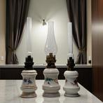 French Antiques - Olielamp - Porselein, Messing, Glas