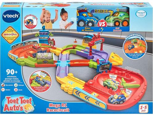 VTech Toet Toet Autos - Mega RC Racecircuit - Interactief, Huis en Inrichting, Woonaccessoires | Overige, Zo goed als nieuw, Verzenden