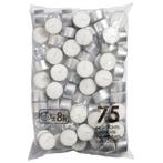 Theelicht 8 uur - zak 75 stuks, Verzenden