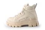 Buffalo Veterboots in maat 38 Beige | 10% extra korting, Kleding | Dames, Schoenen, Verzenden, Beige, Overige typen, Zo goed als nieuw