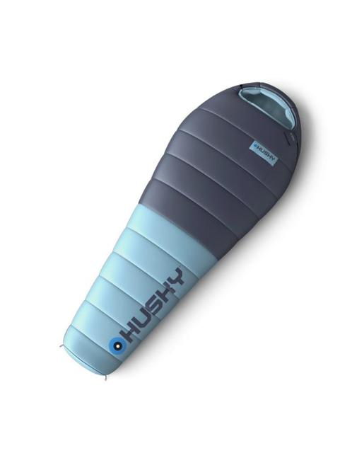 Husky mummyslaapzak dons Drape 2024 -20°C - 220 cm - Blauw, Caravans en Kamperen, Slaapzakken, Nieuw, Verzenden