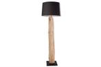 Handgemaakte vloerlamp ROUSILIQUE 180cm zwarte drijfhoutlamp, Huis en Inrichting, Lampen | Vloerlampen, Ophalen of Verzenden, Nieuw