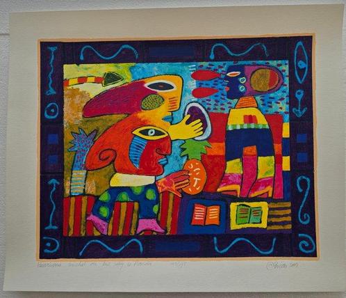 Clemens Briels (1946) - Hurricane Michel on his way to, Antiek en Kunst, Antiek | Overige Antiek
