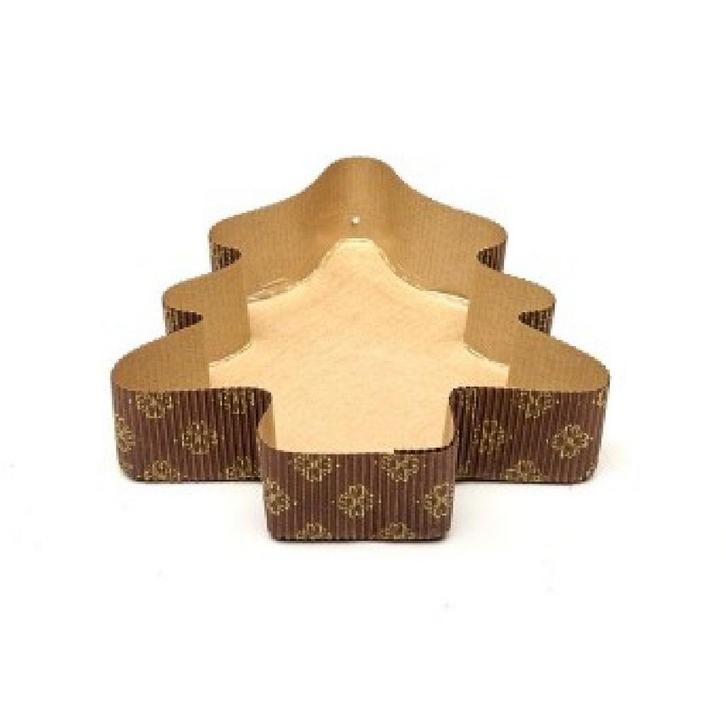 Bakvorm Karton Kerstboom 16x14x3,5cm (per stuk), Hobby en Vrije tijd, Taarten en Cupcakes maken, Nieuw, Verzenden