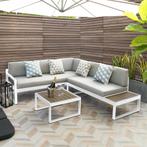 *WOONWINKEL* Loungebank Tuin Aluminium Wit