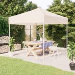 vidaXL Partytent inklapbaar 3x3 m crèmekleurig, Tuin en Terras, Verzenden, Nieuw, Partytent