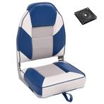vidaXL 2-delige Bootstoelenset met hoge rugleuning, Watersport en Boten, Bootonderdelen, Verzenden, Nieuw