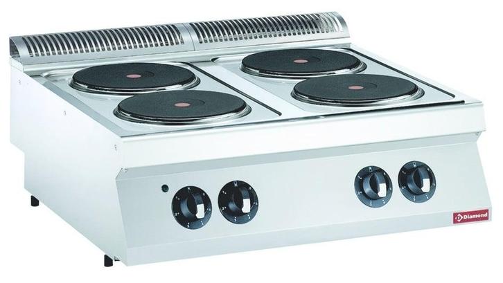 Kookfornuis | Elektrisch | Met 4 Ronde Platen Top | 4x 2.6kW, Zakelijke goederen, Horeca | Keukenapparatuur, Nieuw in verpakking
