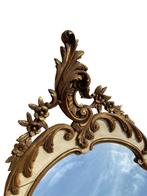Wandspiegel - Glas, Goud, Hout - Stijl Louis XV