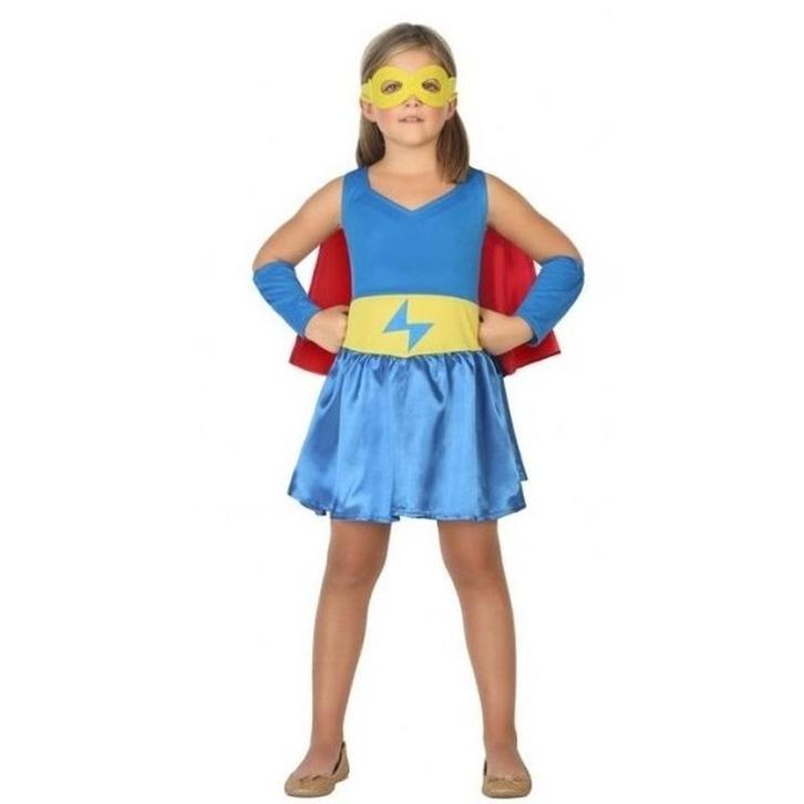 Supergirl verkleedjurk voor meisjes - Superman kleding, Kinderen en Baby's, Carnavalskleding en Verkleedspullen, Verzenden