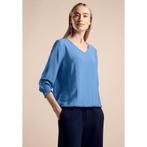 STREET ONE Blouse met lange mouwen glanzend met smock-detail, Kleding | Dames, Blouses en Tunieken, Verzenden, Nieuw