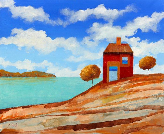 Guido Borelli - SantAntimo, Antiek en Kunst, Kunst | Schilderijen | Modern