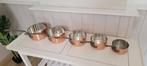 Fabrication Française - Kookpottenset (5) - Koper, Tin,, Antiek en Kunst