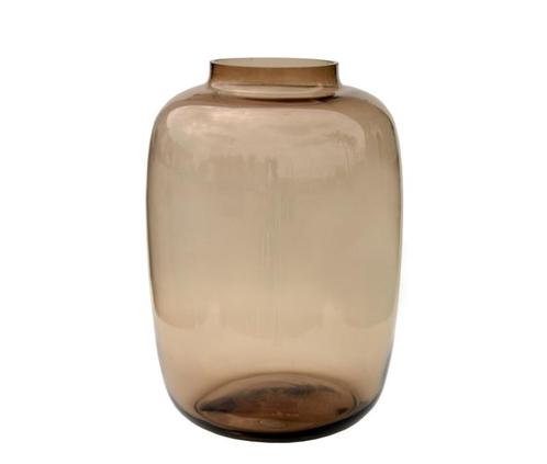Vaas  Artic Taupe  - H35cm - Vase The World, Huis en Inrichting, Woonaccessoires | Vazen, Verzenden