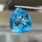 1 pcs Blauw Topaas - 83.99 ct - nternational Colored, Nieuw