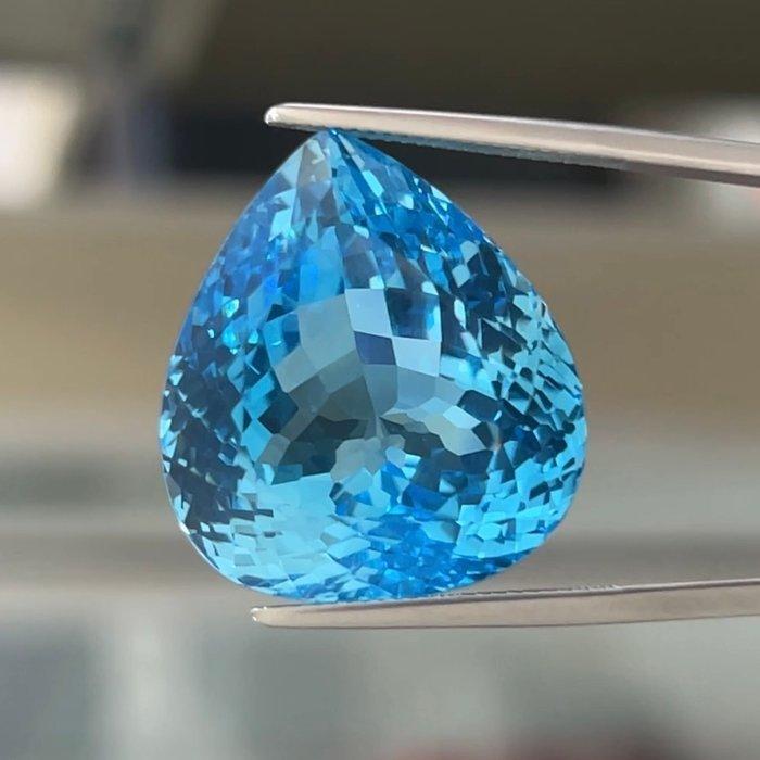 1 pcs Blauw Topaas - 83.99 ct - nternational Colored, Sieraden, Tassen en Uiterlijk, Edelstenen