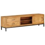 vidaXL Tv-meubel 140x30x40 cm massief mangohout, 100 tot 150 cm, Verzenden, Nieuw, Minder dan 100 cm