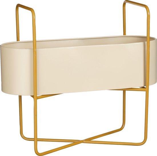 2dekans | Mica Decorations Shandy Staande Plantenbak - L54 x, Huis en Inrichting, Woonaccessoires | Overige, Gebruikt, Ophalen of Verzenden