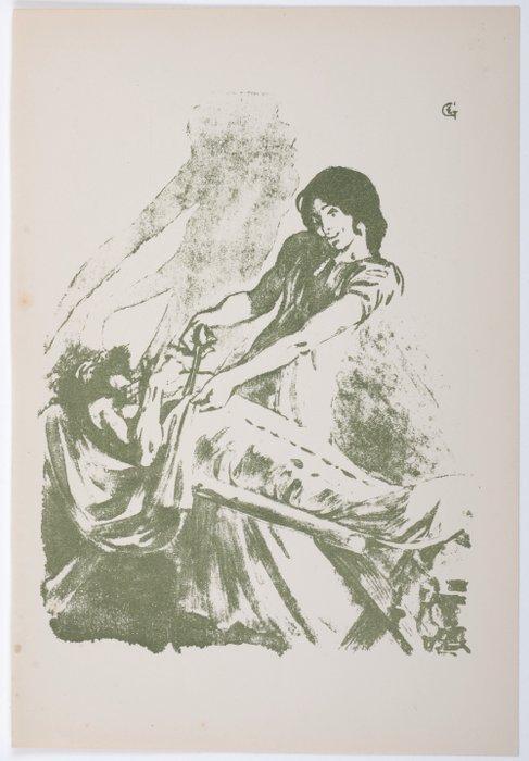 Eugène Grasset (1845-1917) - Chansons dAïeules dites par, Antiek en Kunst, Kunst | Designobjecten