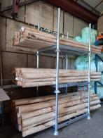 Douglas rondhout geschild | slieten | daksporen | gebinten, Doe-het-zelf en Verbouw, Hout en Planken, Nieuw, Balk, 300 cm of meer