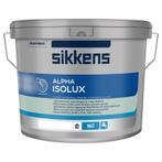 Sikkens Alpha Isolux - WIT - 10 liter (Professionele latex), Wit, Nieuw, Ophalen of Verzenden, Verf