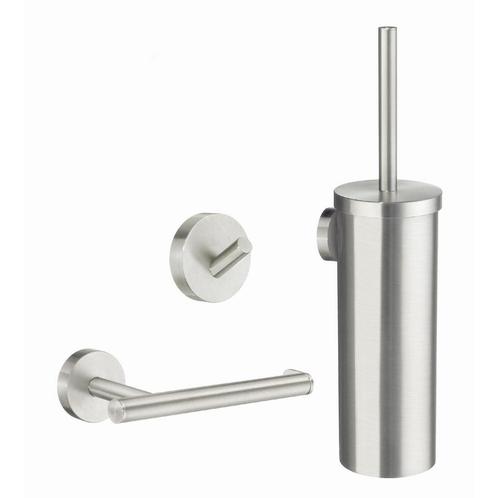 Complete Toiletborstelset Smedbo Smart Pack Home Geborsteld, Doe-het-zelf en Verbouw, Sanitair, Bad, Nieuw, Ophalen of Verzenden