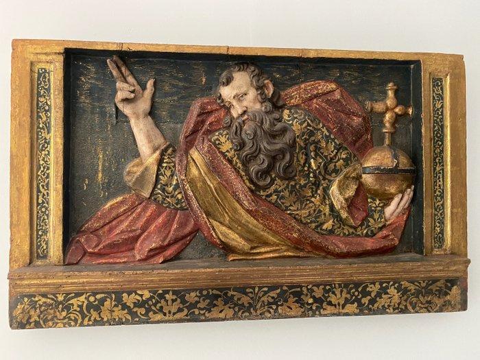 Renaissance Altaarstuk - Eik - 16th century - Spaans, Antiek en Kunst, Antiek | Overige Antiek