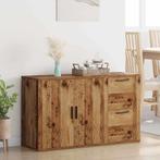 vidaXL met lade Oud hout 100 x 33 x 59,5 cm Bewerkt hout, Huis en Inrichting, Kasten | Buffetkasten, Minder dan 50 cm, Verzenden