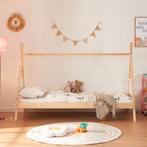 Kinderbed Siikajoki Tipi hoog uitvoering met matras 90x200 c, Verzenden, Nieuw