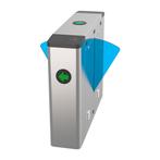 Enkel gemotoriseerde poort met twee inklapbare acrylbarrière, Verzenden