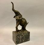 sculptuur, De Gelukkige Olifant - 32 cm - Brons, Antiek en Kunst