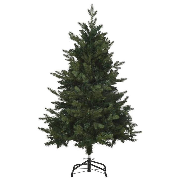 Kerstboom 1,2 M Kunstspar 657 Takken Metalen Voet PVC Groen, Diversen, Kerst, Nieuw, Verzenden
