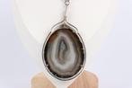 Zonder Minimumprijs - Ketting met hanger Zilver - Agaat, Sieraden, Tassen en Uiterlijk, Antieke sieraden