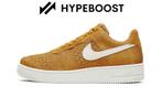 Nike Air Force 1 Flyknit 2 Gold Suede Mt 43