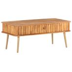 vidaXL Salontafel 100x50x40 cm massief acaciahout, 100 tot 150 cm, Verzenden, Nieuw, 50 tot 100 cm