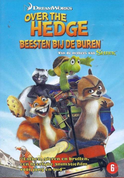 Over the hedge - beesten  bij de buren (dvd tweedehands, Cd's en Dvd's, Dvd's | Actie, Zo goed als nieuw, Ophalen of Verzenden