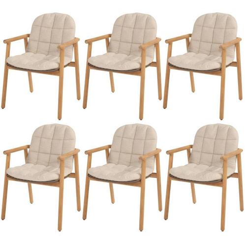 Samos dining tuinstoel teak terre 4 Seasons Outdoor set van, Tuin en Terras, Tuinstoelen, Nieuw, Teakhout, Ophalen of Verzenden