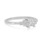 Ring - 18 karaat Witgoud - 0.75ct. tw. Diamant (Natuurlijk), Nieuw