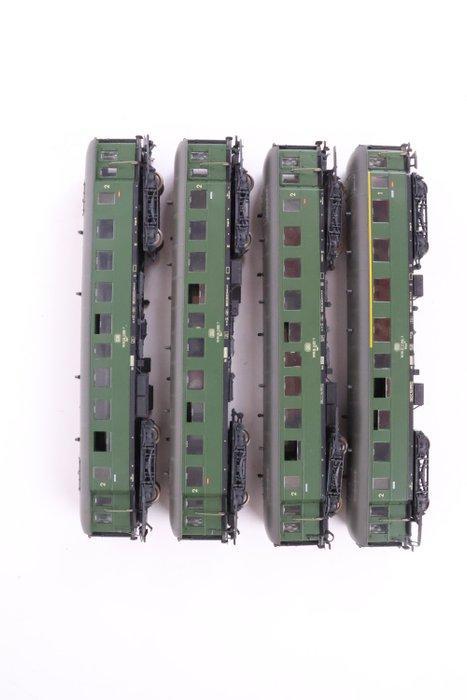 Roco H0 - Modeltrein personenwagen (4) - 1e en 2e klas, Hobby en Vrije tijd, Modeltreinen | H0